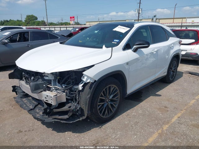 45435667 :رقم المزاد ، 2T2BGMCAXKC038856 vin ، 2019 Lexus Rx 450h F Sport مزاد بيع