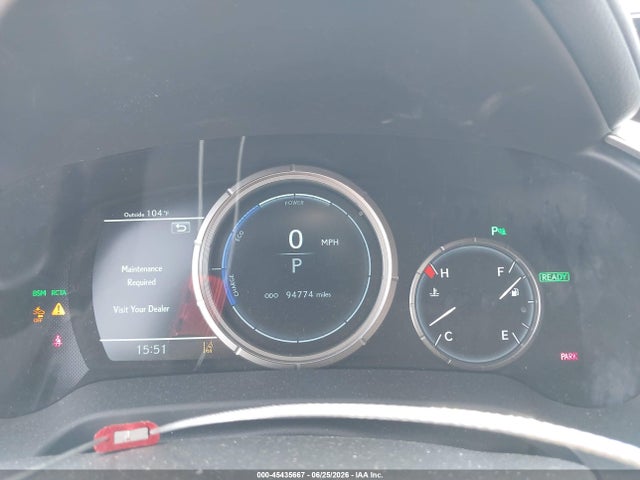 45435667 :رقم المزاد ، 2T2BGMCAXKC038856 vin ، 2019 Lexus Rx 450h F Sport مزاد بيع