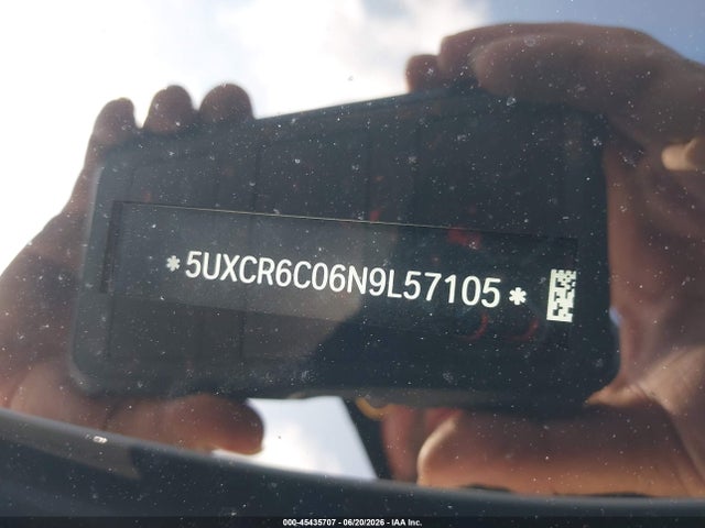45435707 :رقم المزاد ، 5UXCR6C06N9L57105 vin ، 2022 Bmw X5 Xdrive40i مزاد بيع
