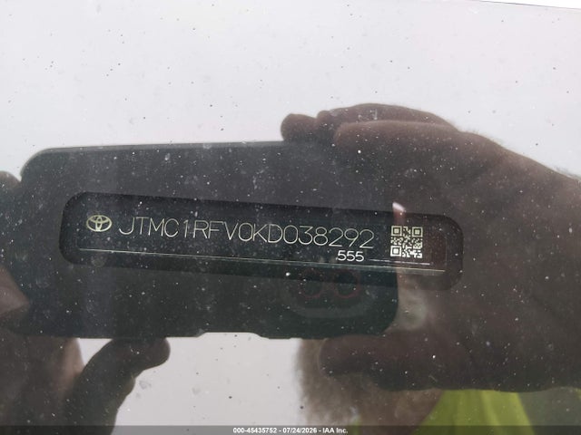 Aukcja sprzedaży 2019 Toyota Rav4 Xle Premium, vin: JTMC1RFV0KD038292, numer aukcji: 45435752