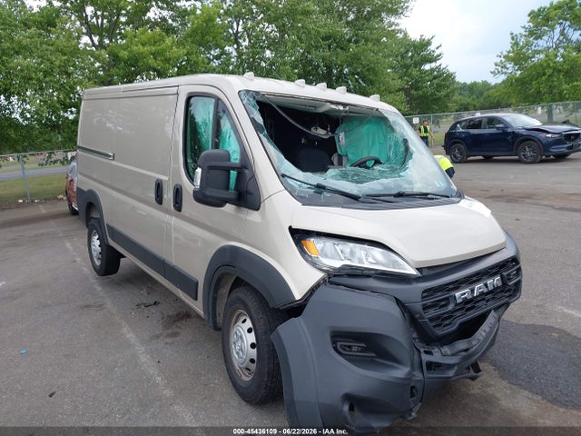 45436109 :رقم المزاد ، 3C6LRVVG1PE510825 vin ، 2023 Ram Promaster 2500 Low Roof 136 Wb مزاد بيع
