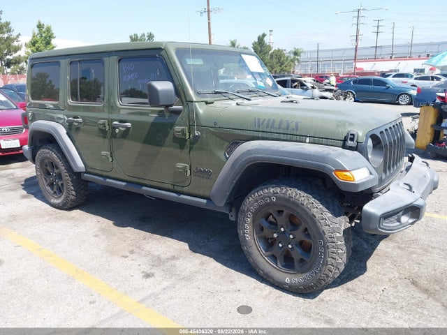 Jeep Wrangler Unlimited Willys 4x4 2022 1C4HJXDG7NW232809 головне зображення