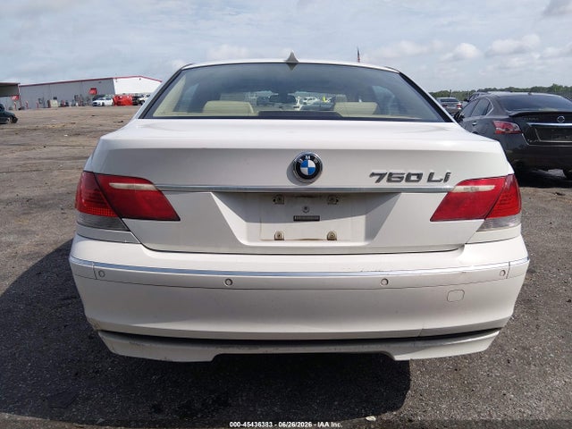 45436383 :رقم المزاد ، WBAHN83516DT62671 vin ، 2006 Bmw 750li مزاد بيع