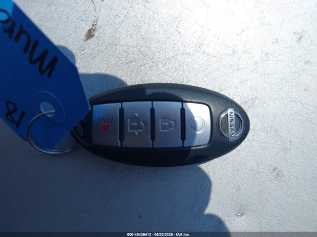 2018 Nissan Murano Sv მანქანა იყიდება აუქციონზე, vin: 5N1AZ2MG8JN103485, აუქციონის ნომერი: 45436412