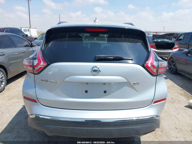 2018 Nissan Murano Sv მანქანა იყიდება აუქციონზე, vin: 5N1AZ2MG8JN103485, აუქციონის ნომერი: 45436412