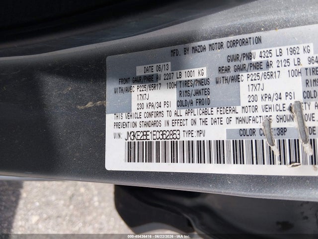 Mazda CX-5 SPORT 2014 JM3KE2BE1E0362853 Image 9