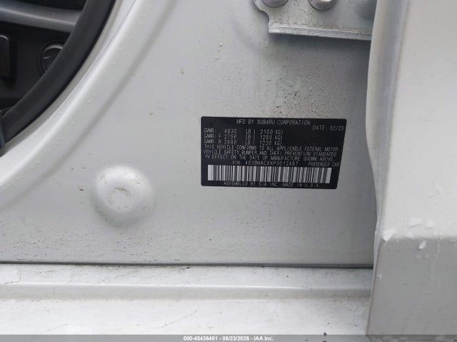 45436481 :رقم المزاد ، 4S3BWAC6XP3012467 vin ، 2023 Subaru Legacy Premium مزاد بيع