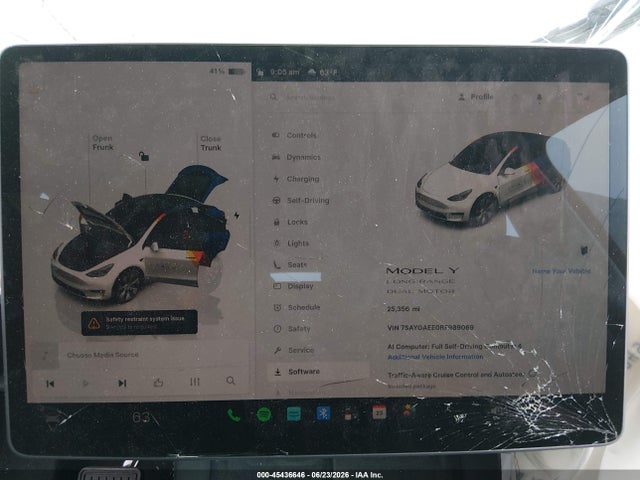 Aukcja sprzedaży 2024 Tesla Model Y Long Range Dual Motor All-wheel Drive, vin: 7SAYGAEE0RF989069, numer aukcji: 45436646