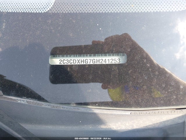 Продаж на аукціоні авто 2016 Dodge Charger Sxt, vin: 2C3CDXHG7GH241253, номер лоту: 45436680