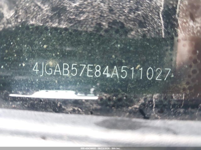 Продаж на аукціоні авто 2004 Mercedes-benz Ml 350 4matic, vin: 4JGAB57E84A511027, номер лоту: 45436688