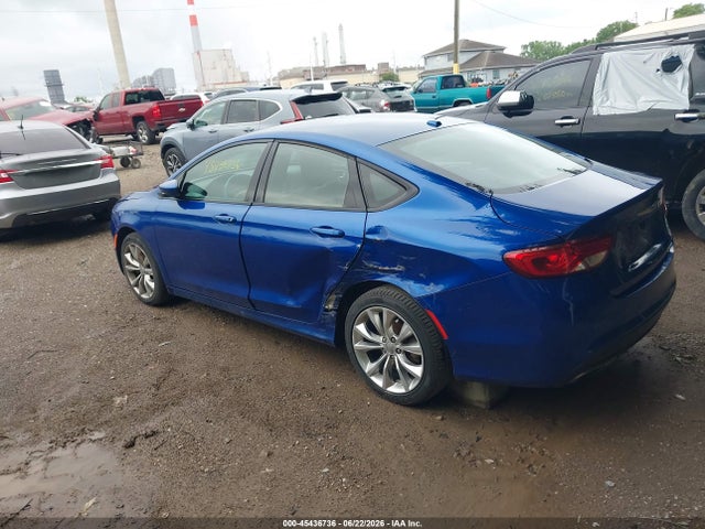 Продажа на аукционе авто 2015 Chrysler 200 S, vin: 1C3CCCBB4FN721703, номер лота: 45436736