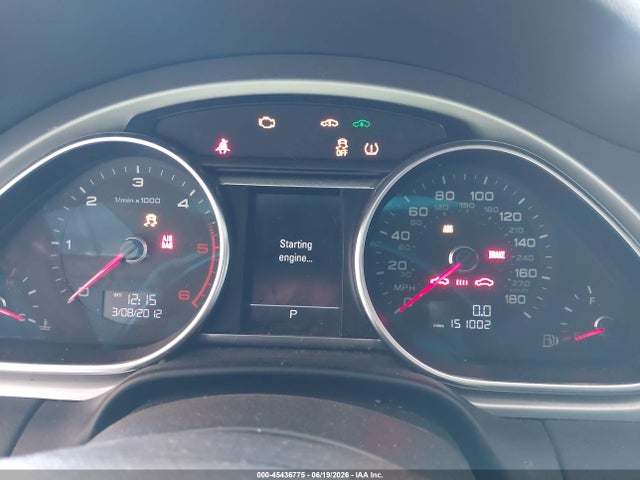 Продаж на аукціоні авто 2013 Audi Q7 3.0 Tdi Premium, vin: WA1VMBFE8DD010258, номер лоту: 45436775