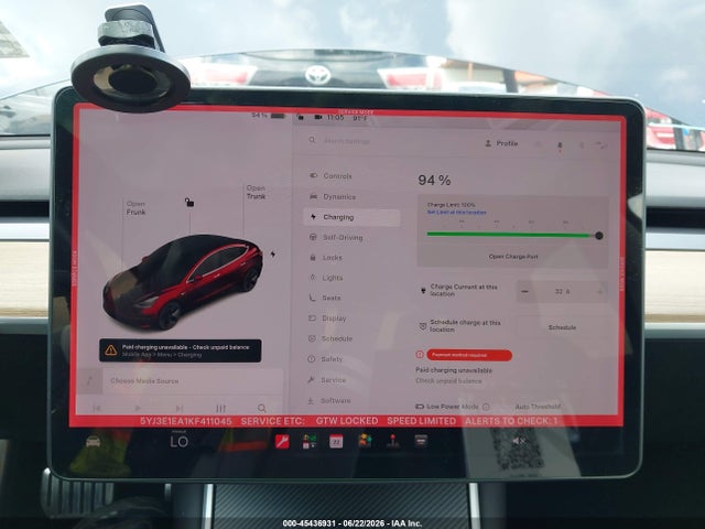 Tesla Model 3 Long Range/mid Range/standard Range/standard Range Plus 2019 5YJ3E1EA1KF411045 Image 16