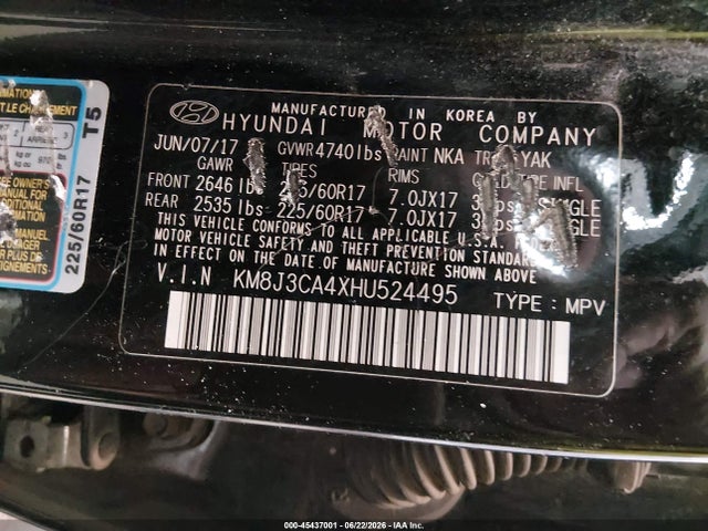 Hyundai Tucson Se Plus 2017 KM8J3CA4XHU524495 Image 9
