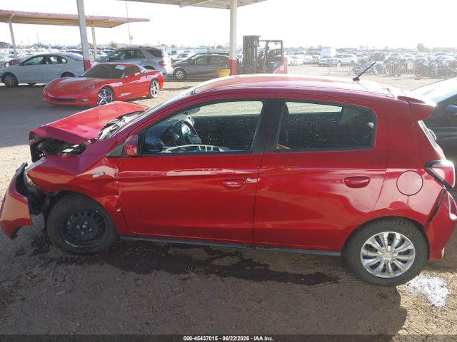 2021 Mitsubishi Mirage Carbonite Edition/es/le მანქანა იყიდება აუქციონზე, vin: ML32AUHJ3MH013023, აუქციონის ნომერი: 45437015