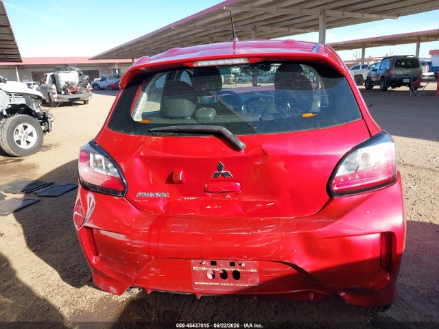 2021 Mitsubishi Mirage Carbonite Edition/es/le მანქანა იყიდება აუქციონზე, vin: ML32AUHJ3MH013023, აუქციონის ნომერი: 45437015