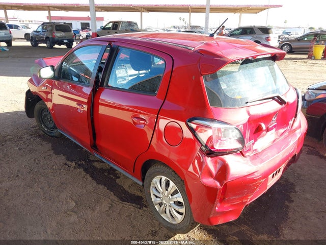 2021 Mitsubishi Mirage Carbonite Edition/es/le მანქანა იყიდება აუქციონზე, vin: ML32AUHJ3MH013023, აუქციონის ნომერი: 45437015
