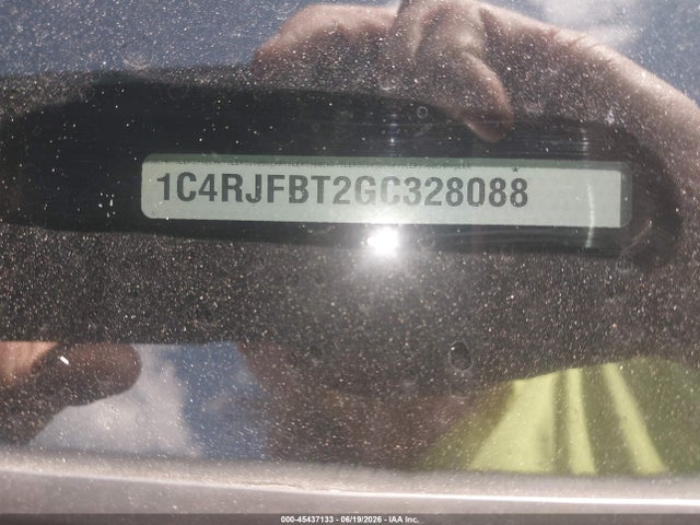 Aukcja sprzedaży 2016 Jeep Grand Cherokee Limited, vin: 1C4RJFBT2GC328088, numer aukcji: 45437133