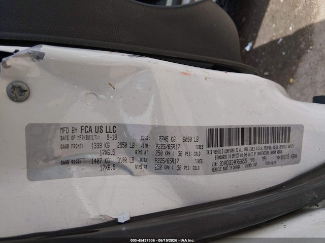 Aukcja sprzedaży 2019 Dodge Grand Caravan Gt, vin: 2C4RDGEG4KR536520, numer aukcji: 45437306