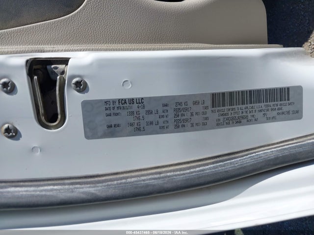 Dodge Grand Caravan Se 2018 2C4RDGBG5JR296509 Image 9