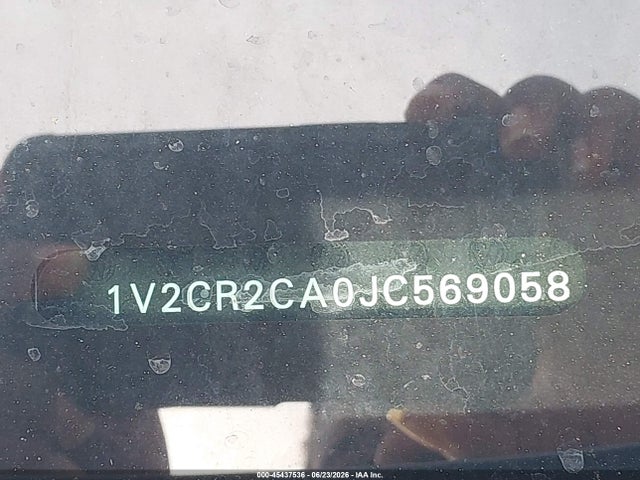 45437536 :رقم المزاد ، 1V2CR2CA0JC569058 vin ، 2018 Volkswagen Atlas 3.6l V6 Se مزاد بيع