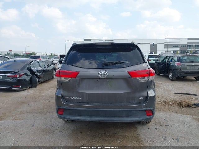 Aukcja sprzedaży 2019 Toyota Highlander Le Plus, vin: 5TDZZRFH5KS306366, numer aukcji: 45437566