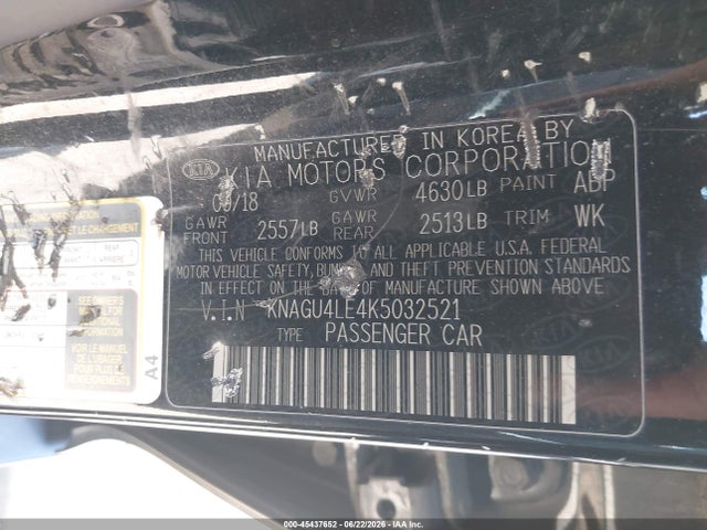 KIA Optima Hybrid Ex 2019 KNAGU4LE4K5032521 Image 9