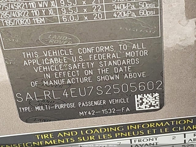 Land Rover Discovery P360 Dynamic Se 2025 SALRL4EU7S2505602 Image 9
