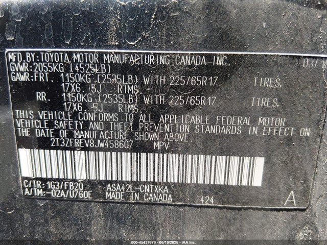 Toyota RAV4 LE 2018 2T3ZFREV8JW458607 Image 9
