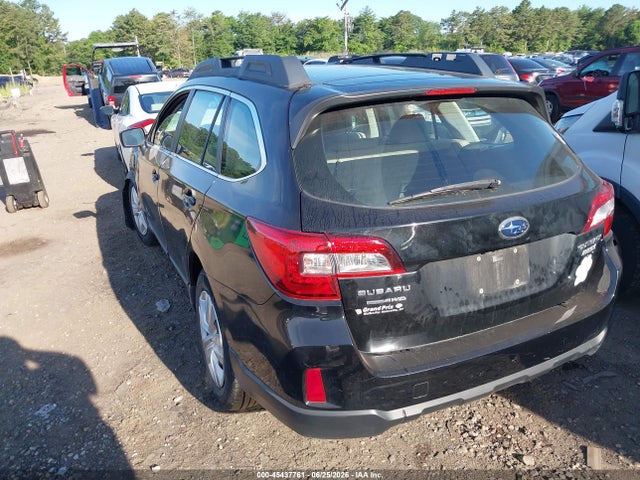 2016 Subaru Outback 2.5i მანქანა იყიდება აუქციონზე, vin: 4S4BSAAC0G3260095, აუქციონის ნომერი: 45437761