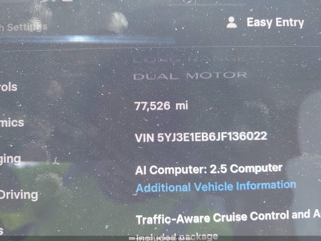 Продаж на аукціоні авто 2018 Tesla Model 3 Long Range/performance, vin: 5YJ3E1EB6JF136022, номер лоту: 45437822