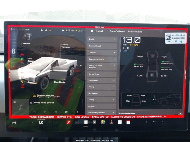 7G2CEHEE0SA060392 Tesla Cybertruck