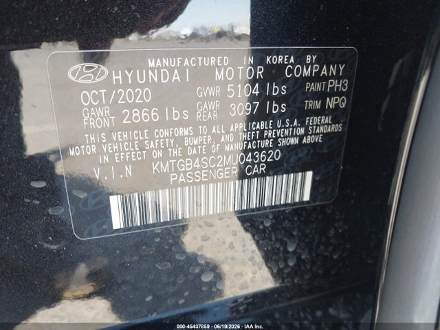 Genesis G80 2.5t Rwd 2021 KMTGB4SC2MU043620 Image 9