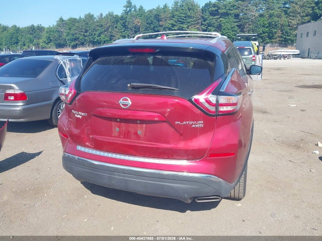 5N1AZ2MH0FN257821 Nissan Murano Platinum