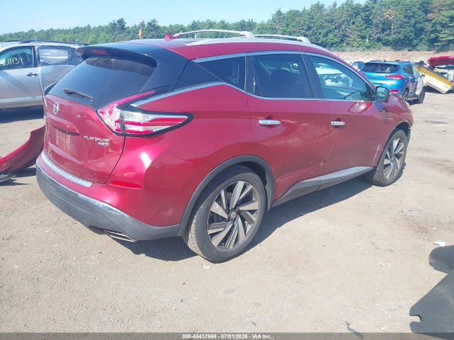 5N1AZ2MH0FN257821 Nissan Murano Platinum