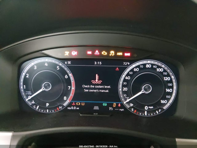 2019 Volkswagen Atlas 3.6l V6 Sel მანქანა იყიდება აუქციონზე, vin: 1V2MR2CA6KC540380, აუქციონის ნომერი: 45437940