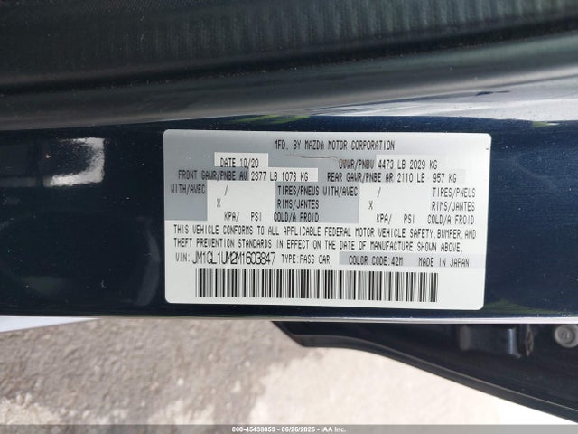 JM1GL1UM2M1603847 Mazda Mazda6 Sport