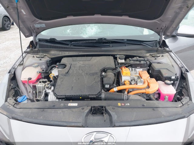 KMHLM4AJ2PU084241 Hyundai Elantra Hybrid Blue