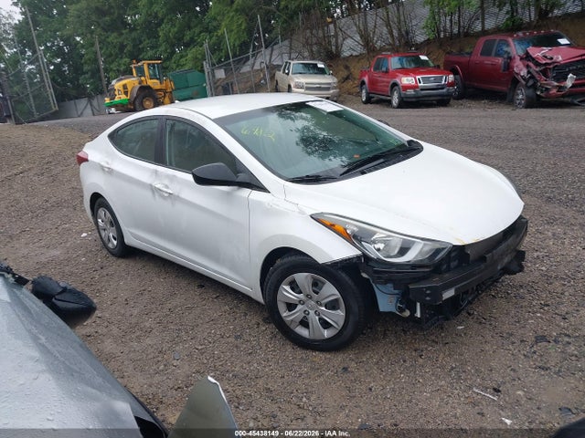 Auction sale of the 2016 Hyundai Elantra Se, vin: 5NPDH4AE7GH756482, lot number: 45438149