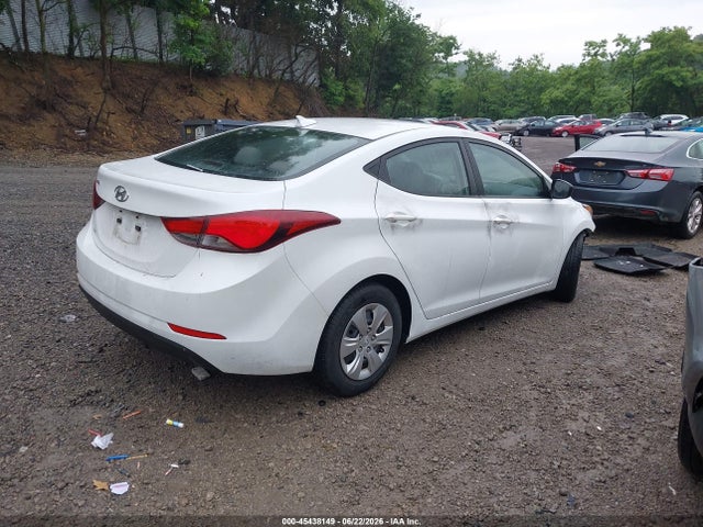 2016 Hyundai Elantra Se მანქანა იყიდება აუქციონზე, vin: 5NPDH4AE7GH756482, აუქციონის ნომერი: 45438149