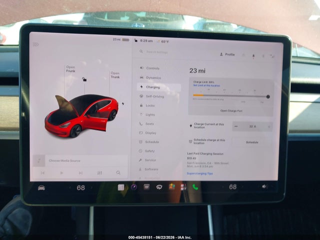 2019 Tesla Model 3 Long Range/mid Range/standard Range/standard Range Plus მანქანა იყიდება აუქციონზე, vin: 5YJ3E1EA9KF396536, აუქციონის ნომერი: 45438151