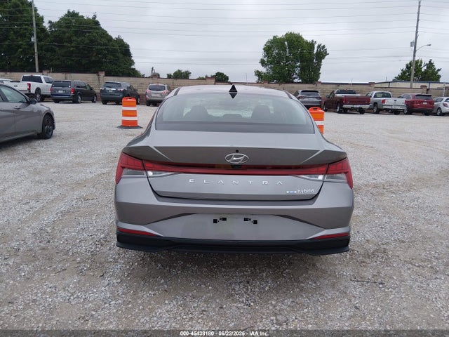 KMHLM4AJ1PU084456 Hyundai Elantra Hybrid Blue