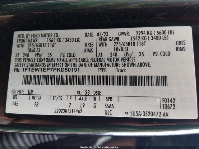 Ford F-150 Xlt 2023 1FTEW1EP7PKD50191 Image 9