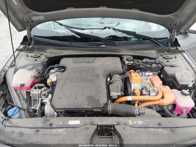 KMHLM4AJ9PU085872 Hyundai Elantra Hybrid Blue