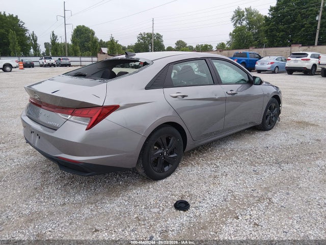 KMHLM4AJ9PU085872 Hyundai Elantra Hybrid Blue