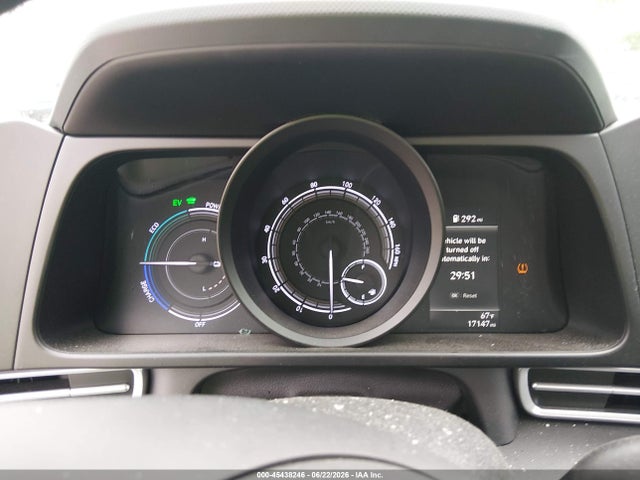KMHLM4AJ9PU085872 Hyundai Elantra Hybrid Blue