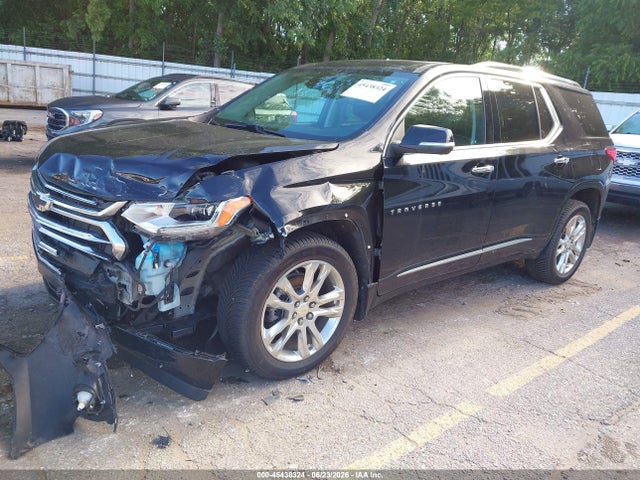 2021 Chevrolet Traverse Awd High Country მანქანა იყიდება აუქციონზე, vin: 1GNEVNKW3MJ167496, აუქციონის ნომერი: 45438324