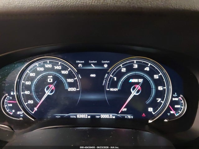 2019 Bmw M5 Competition მანქანა იყიდება აუქციონზე, vin: WBSJF0C50KB447602, აუქციონის ნომერი: 45438405