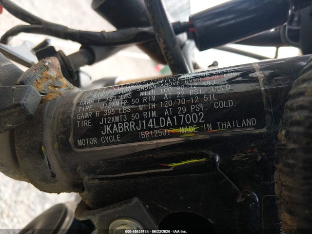 Kawasaki Br125 J 2020 JKABRRJ14LDA17002 Image 10