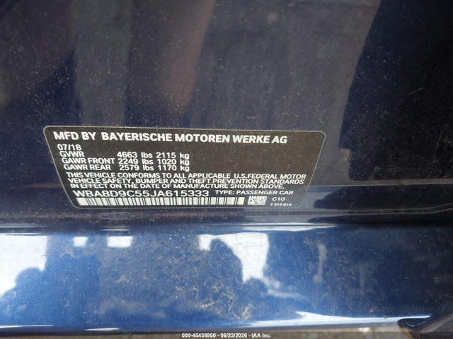 Продаж на аукціоні авто 2018 Bmw 330i Xdrive, vin: WBA8D9C55JA615333, номер лоту: 45438950